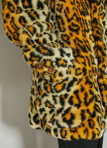 Wittgenstein レオパードコート Vivienne Westwood Wittgenstein レオパードコート イエロー vvw0254012