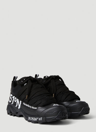 Burberry Coordinates Print Arthur Sneakers Black bur0151057