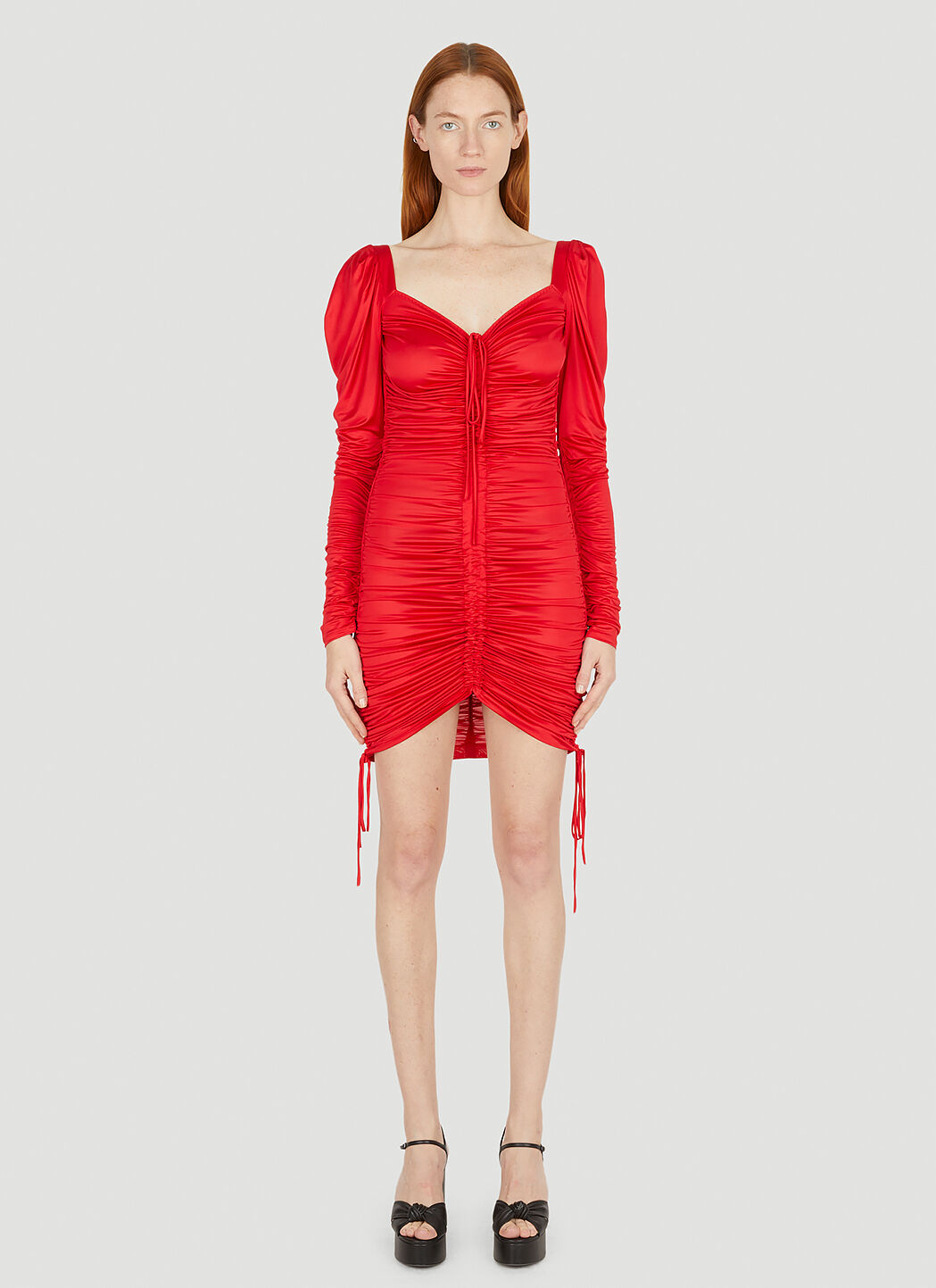 Ruched tulle dress shop