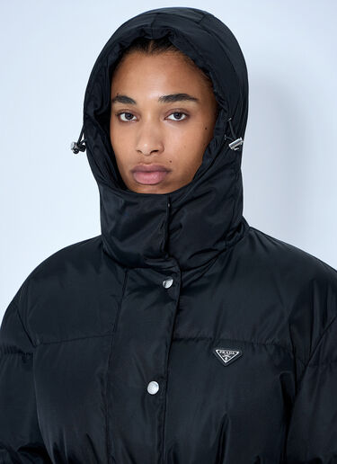 LN-CC® - Prada: Re-Nylon Down Jacket - Black Prada Re-Nylon Down Jacket Black pra0265009