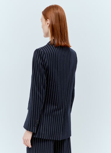 Max Mara Pinstripe Blazer Navy max0255028