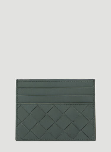 Intrecciato Leather Cardholder Bottega Veneta Intrecciato Leather Cardholder Grey bov0154023