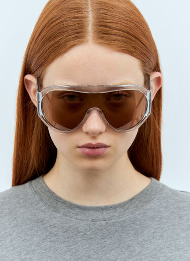 Scudo Shield Sunglasses Bottega Veneta Scudo Shield Sunglasses Clear bos0258001