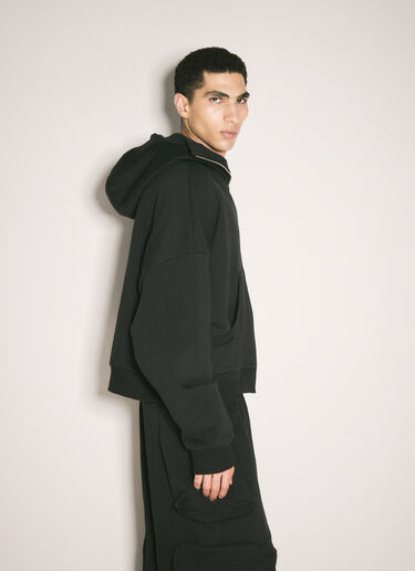 Full-Zip Hooded Sweatshirt Entire Studios Full-Zip Hooded Sweatshirt Black ent0157026