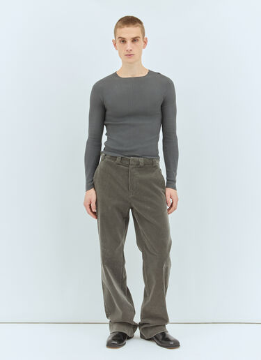 RIER Silk Castle Rock Knit Top Grey rrr0158007