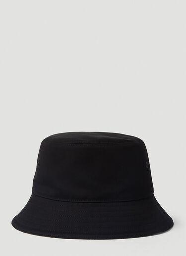 Burberry Logo Embroidery Bucket Hat Black bur0151135