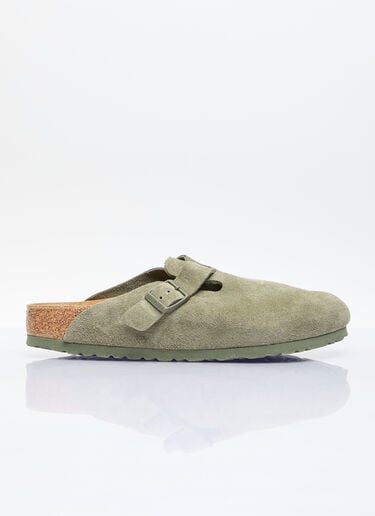 Birkenstock Boston 穆勒鞋 绿色 brk0362015