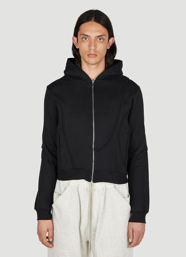 Mainline:RUS/Fr.CA/DE Piping Hooded Sweatshirt Black mai0352007
