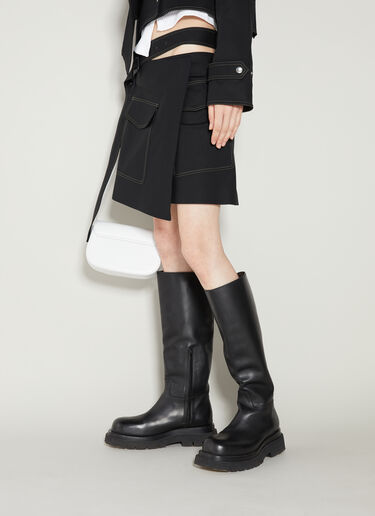Trench Wrap Skirt Helmut Lang Trench Wrap Skirt Black hlm0253005