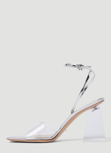Gianvito Rossi Cosmic 85 High Heel Sandals Silver gia0250003
