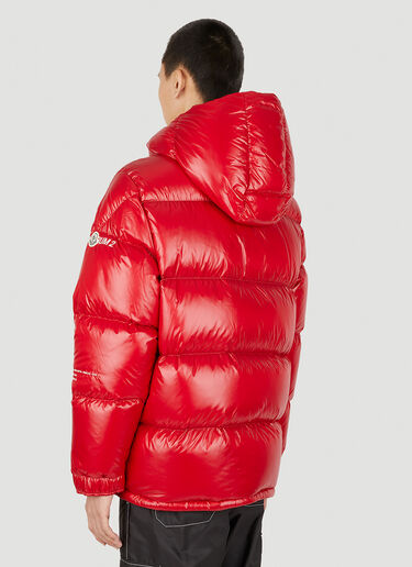 7 Moncler FRGMT Hiroshi Fujiwara 안테늄 후드 재킷 레드 mfr0151003