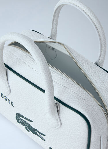Runway Small Printed Leather Gym Bag Lacoste Runway Small Printed Leather Gym Bag White lac0364002