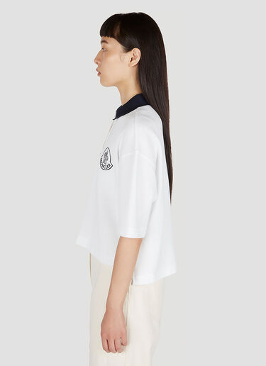 Moncler 반소매 폴로 셔츠 화이트 mon0252031