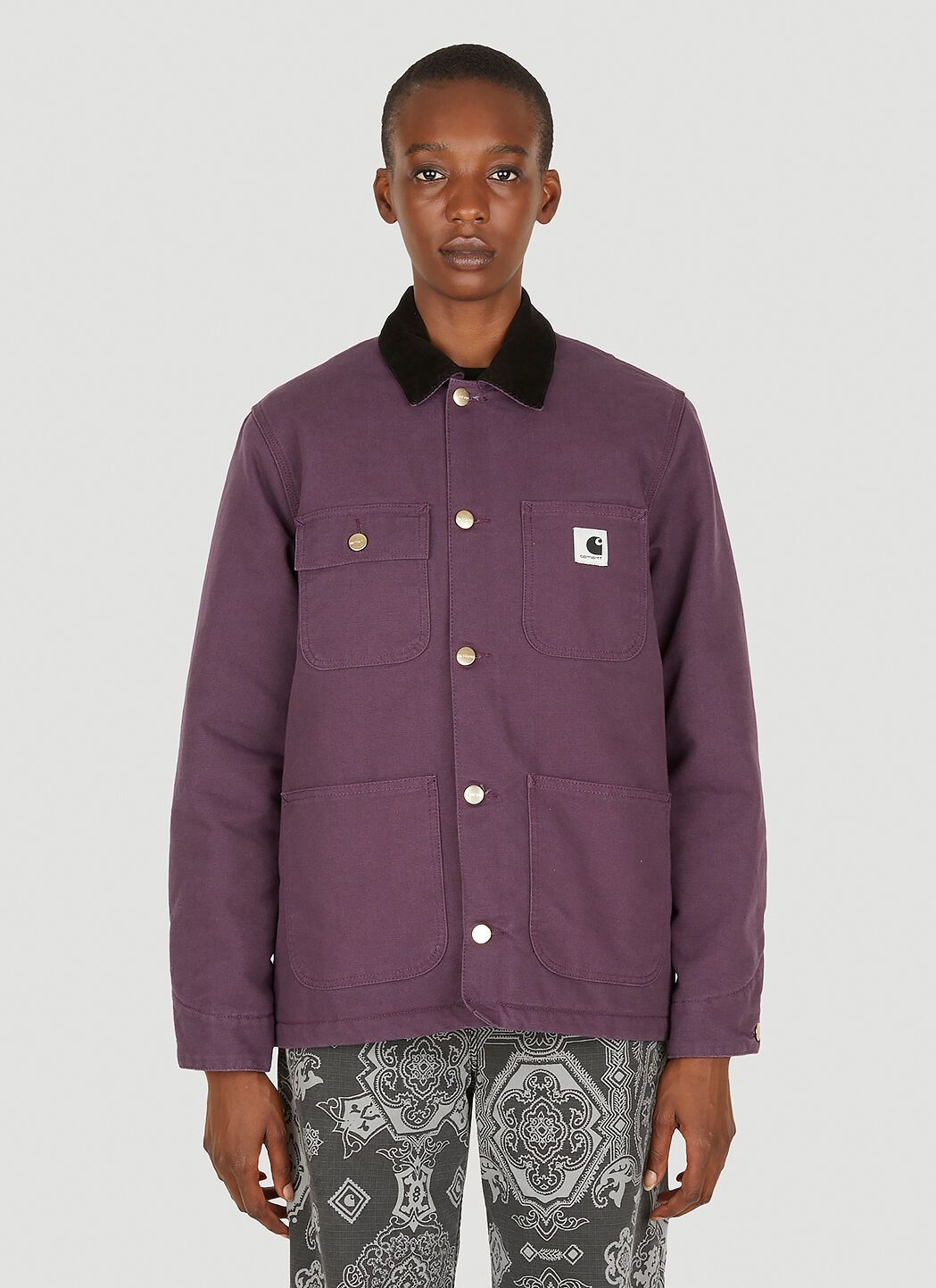 Carhartt button clearance up jacket