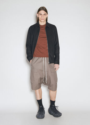 Rick Owens Short Level T-Shirt Red ric0155016