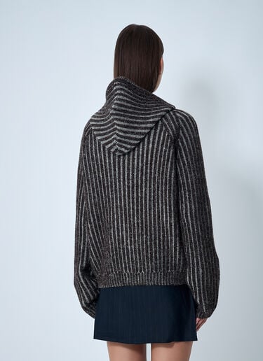 Leve Hood Zip-Up Sweater OUR LEGACY Leve Hood Zip-Up Sweater Brown our0262003