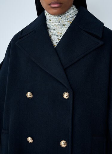 Midi Peacoat GANNI Midi Peacoat Navy gan0262031