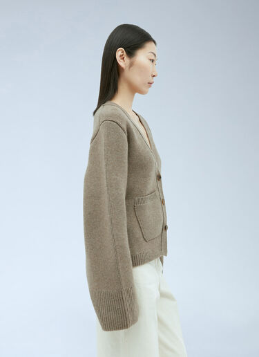 Khaite Scarlet Cashmere Cardigan Beige kha0255011