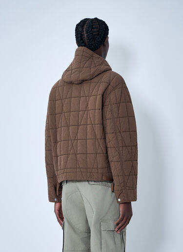 Stone Island Short Parka Jacket Brown sto0164061