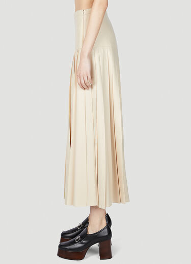 Gucci Pleated Skirt Beige guc0251172