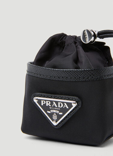 Prada Logo Airpods Case Black pra0153033