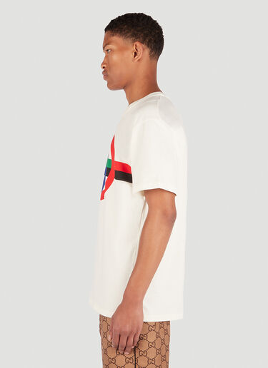 Gucci Interlocking G Print T-Shirt White guc0152080