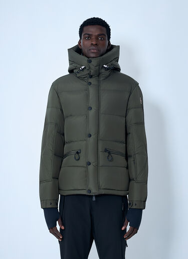 Moncler Grenoble Matte Short Down Jacket Green mog0162003