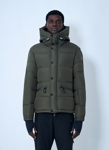 Matte Short Down Jacket Moncler Grenoble Matte Short Down Jacket Green mog0162003