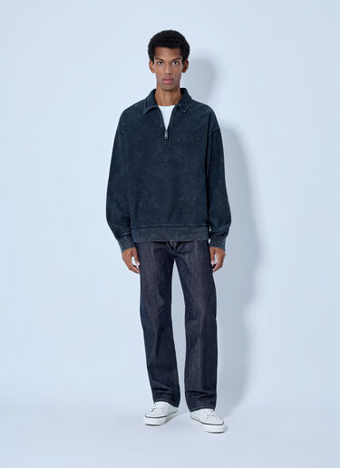 LN-CC® - Carhartt WIP: Lambert Polo Sweatshirt - Navy Carhartt WIP Lambert Polo Sweatshirt Navy wip0365011