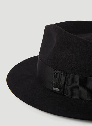 Fedora Hat Saint Laurent Fedora Hat Black sla0249262