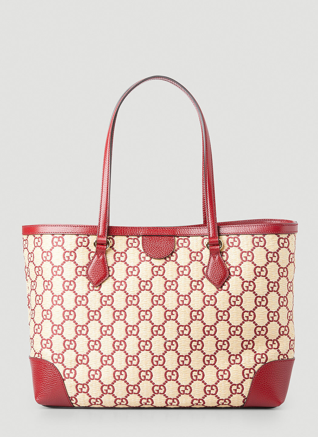 Gucci Ophidia GG Medium Tote Bag in Red LN CC