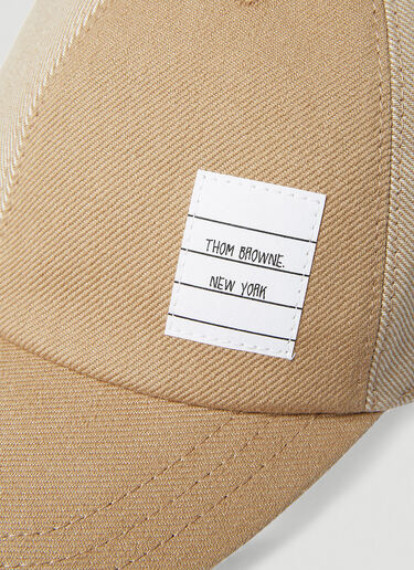 Thom Browne Panelled Baseball Cap Khaki thb0152021