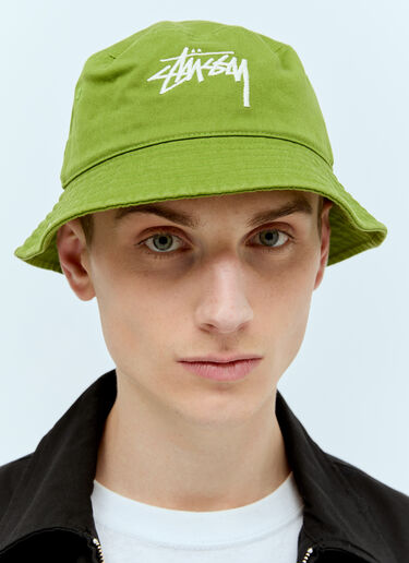 Stüssy Big Stock Bucket Hat Green sts0154021