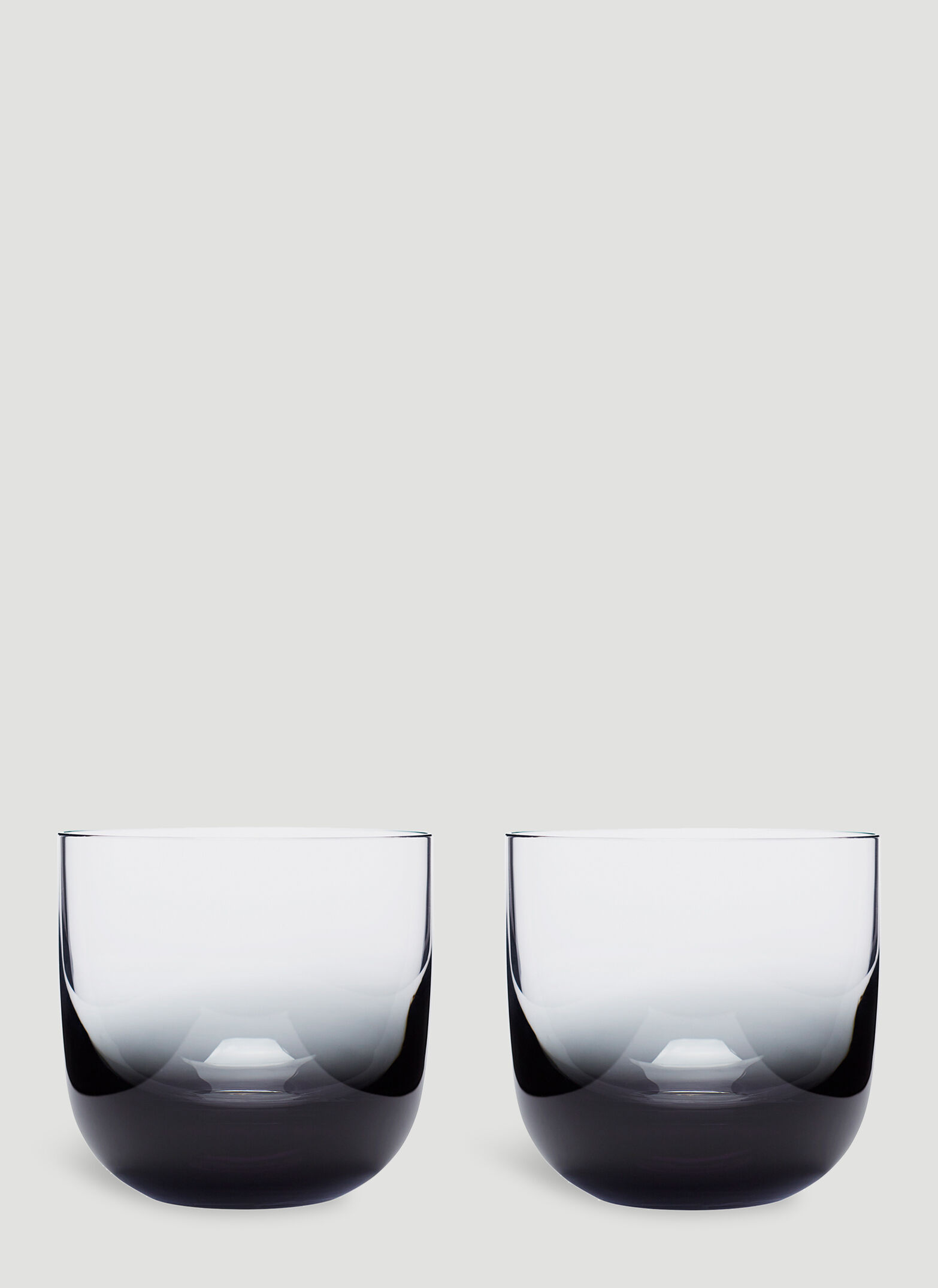 Tom Dixon Set of Two Tank Whiskey Glasses Silver wps0670114