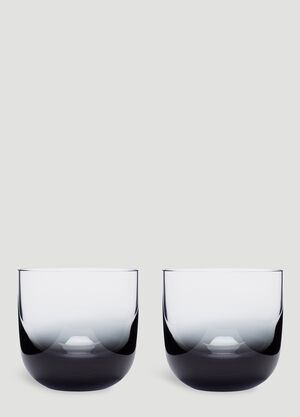 Tom Dixon Set of Two Tank Whiskey Glasses Silver wps0670114