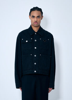 Prada Denim Overshirt Camel pra0158002