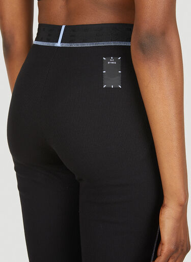 MCQ Icon Logo Patch Track Leggings Black mkq0249010