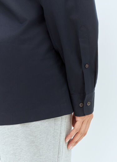 Dries Van Noten Crystal-Embellished Shirt Navy dvn0258030