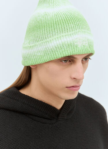 Stüssy Cuff Basic Striped Beanie Hat Green sts0159014