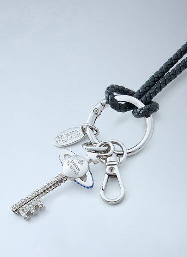LN-CC® - Vivienne Westwood: Diamante Key Orb Keyring - Silver Vivienne Westwood Diamante Key Orb Keyring Silver vvw0165023