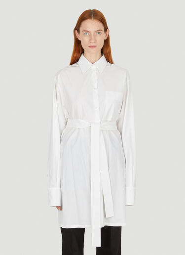 Sportmax Shirt Dress White spx0252007