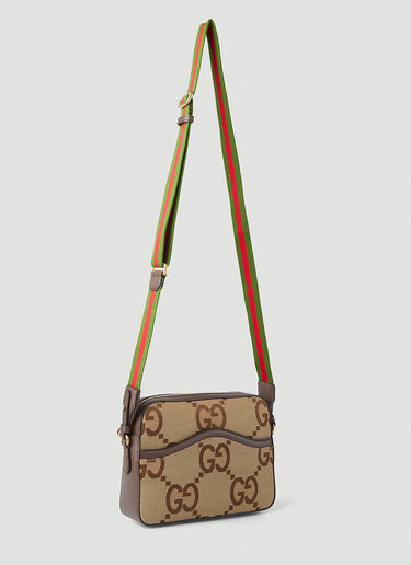 Gucci Jumbo G Messenger Crossbody Bag Brown guc0147189