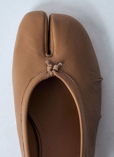Maison Margiela Tabi Slingback Shoes Beige mla0259024