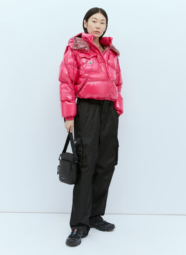 Moncler Karakorum Karakorum 格子布羽绒服 粉 mnk0254003