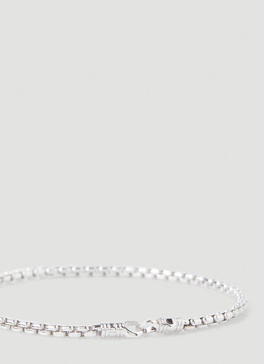 Box Chain Bracelet Tom Wood Box Chain Bracelet Silver tmw0345005