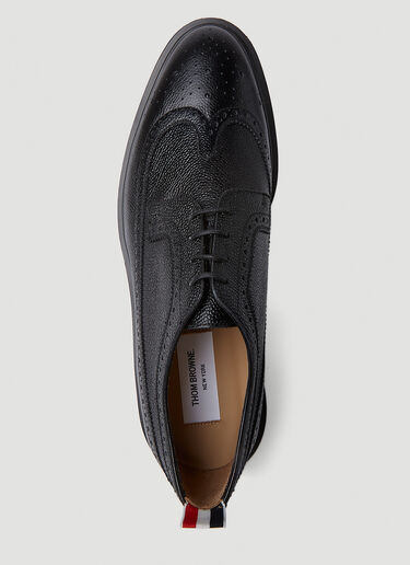 Thom Browne Longwing Leather Brogues Black thb0129021