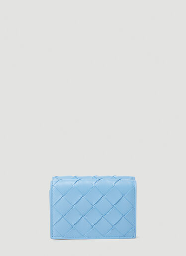 Bottega Veneta Intrecciato Wallet Blue bov0252031