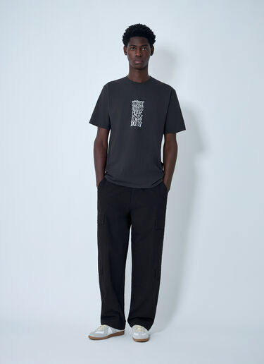 Stüssy Logo Motif T-Shirt Black sts0162023