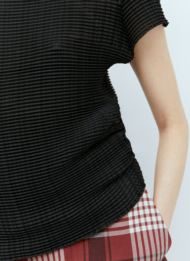 플리츠 하이넥 탑 Issey Miyake 플리츠 하이넥 탑 블랙 ism0255015
