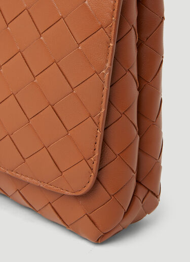 Bottega Veneta Intrecciato Mini Shoulder Bag Brown bov0253047